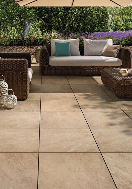 Keramikplatten Terrasse Bodenbelag
